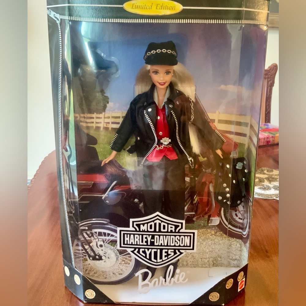 1997 Harley Davison, first edition Barbie doll with blonde hair